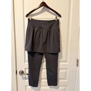 Žuda Skirted Leggings Gray Women's Medium Activewear Tennis Workout